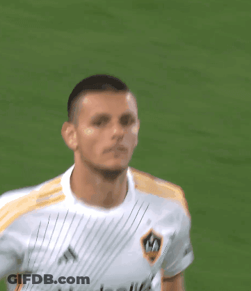 A Soccer Player Wearing A White Jersey With The Letter A On The Front GIF