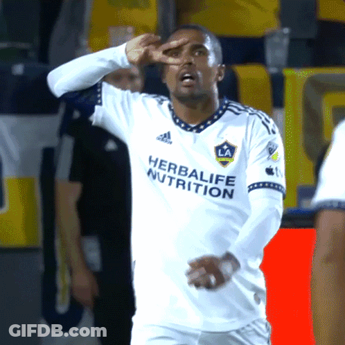 A Soccer Player Wearing A White Shirt That Says Herbalife Nutrition On It GIF