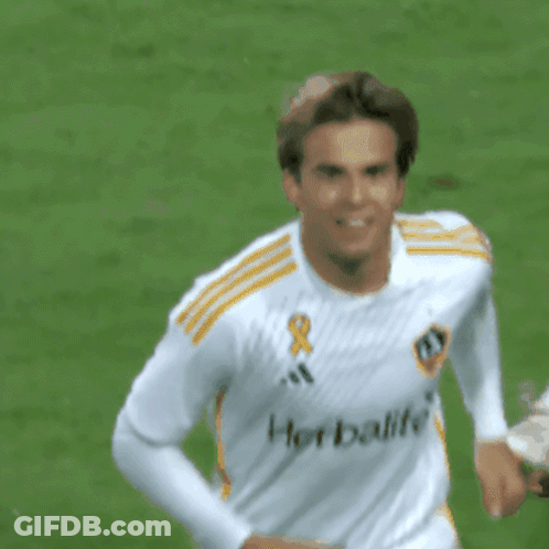 A Soccer Player Wearing A White Shirt That Says Herbalife On It GIF