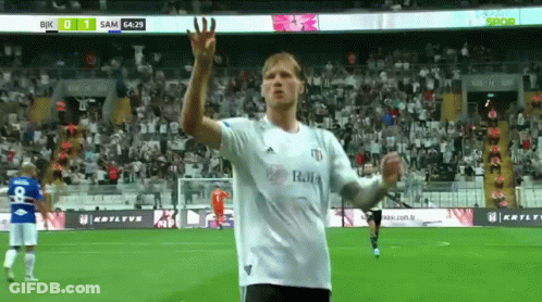 A Soccer Player Wearing A White Shirt That Says ' Rio ' On The Front GIF