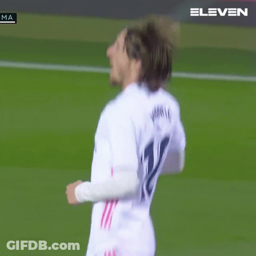 A Soccer Player Wearing A White Shirt With Emirates On The Front GIF