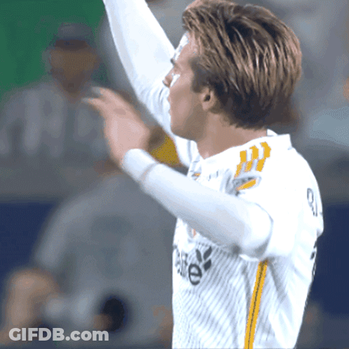 Soccer Player Wearing Number 9 Shirt GIF