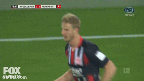 A Soccer Player Wears A Jersey That Says Indeed GIF
