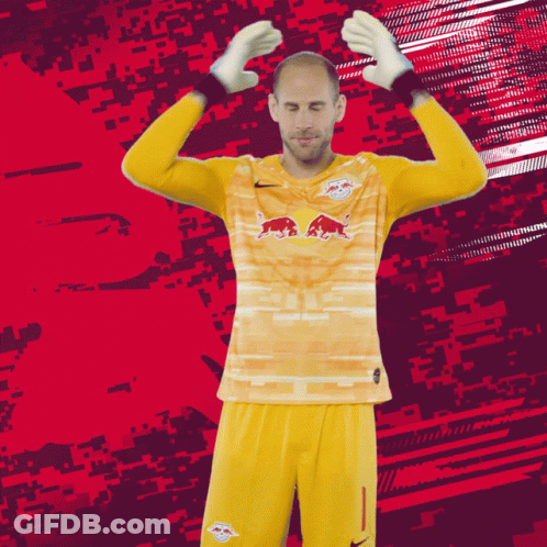 A Soccer Player With A Red Bull On His Shirt GIF