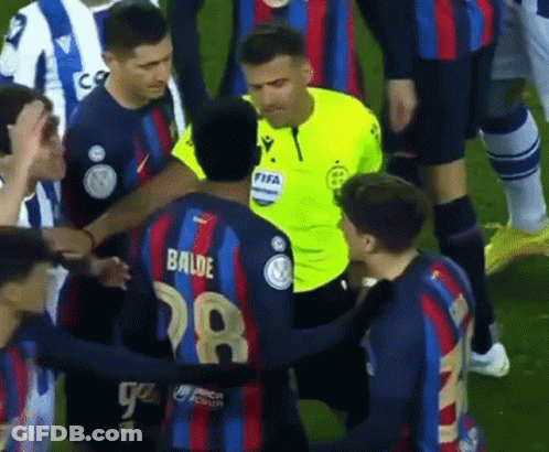 A Soccer Player With The Name Balde On The Back Of His Shirt GIF