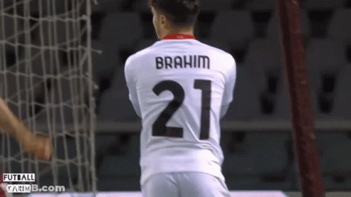 A Soccer Player With The Name Brahim On His Back GIF