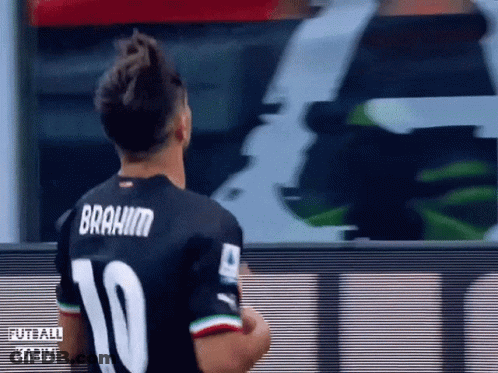 A Soccer Player With The Name Brahim On His Jersey GIF