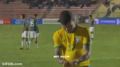 A Soccer Player With The Name Bruno Guimaraes On The Front Of His Jersey GIF