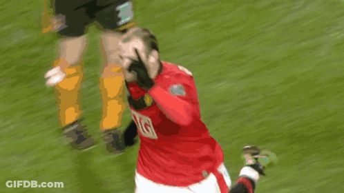 A Soccer Player With The Name Fletcher On His Shirt GIF