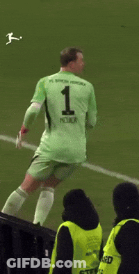 A Soccer Player With The Number 1 On The Back Of His Shirt GIF