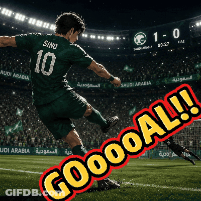 A Soccer Player With The Number 10 On His Back Kicking The Ball GIF