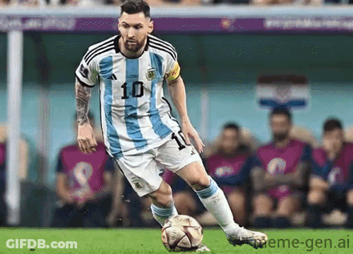 A Soccer Player With The Number 10 On His Jersey Is Kicking The Ball GIF