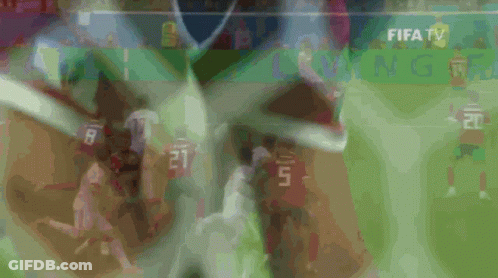 A Soccer Player With The Number 10 On His Jersey Is Kicking The Ball GIF