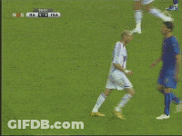A Soccer Player With The Number 10 On His Jersey Is Running On The Field GIF