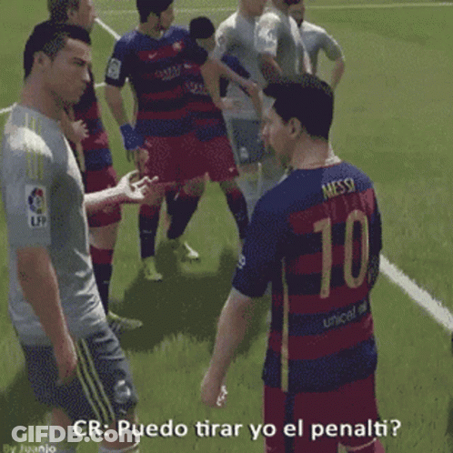 A Soccer Player With The Number 10 On His Shirt GIF