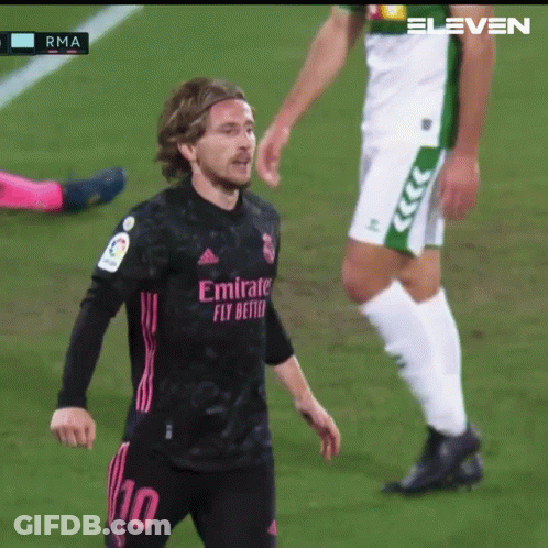 A Soccer Player With The Number 10 On His Shirt GIF