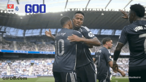 A Soccer Player With The Number 10 On The Back Of His Jersey GIF