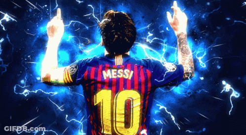 A Soccer Player With The Number 10 On The Back Of His Shirt GIF