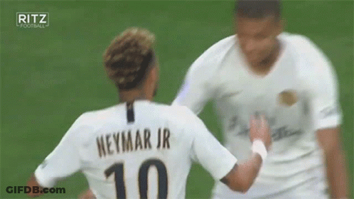 A Soccer Player With The Number 10 On The Back Of His Shirt GIF