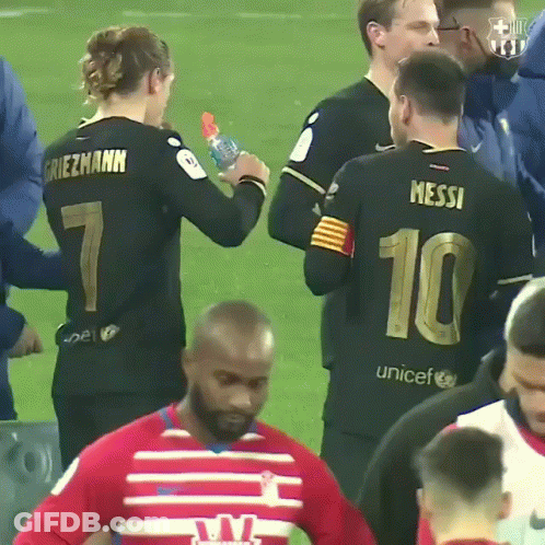 A Soccer Player With The Number 10 On The Back Of His Shirt GIF