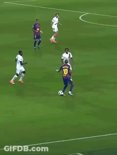 A Soccer Player With The Number 10 On The Back Of His Shirt GIF