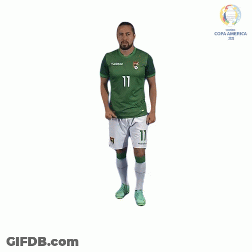 A Soccer Player With The Number 11 On His Jersey Is Running GIF