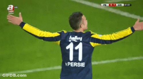 A Soccer Player With The Number 11 On The Back Of His Shirt GIF