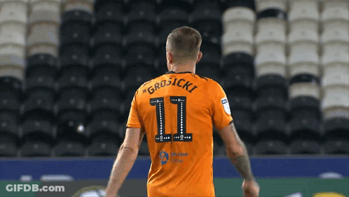 A Soccer Player With The Number 11 On The Back Of His Shirt GIF
