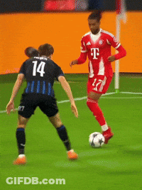 A Soccer Player With The Number 14 On Their Back GIF
