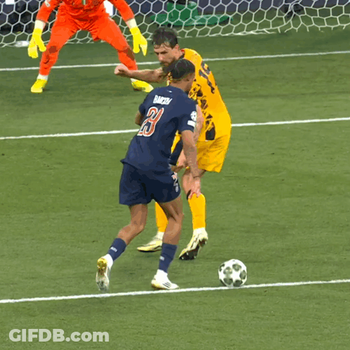 A Soccer Player With The Number 15 On His Shorts GIF