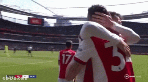 A Soccer Player With The Number 17 On His Back GIF