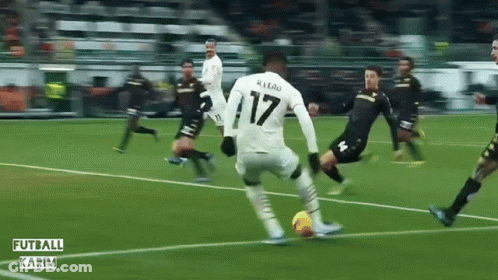 A Soccer Player With The Number 17 On His Shirt GIF