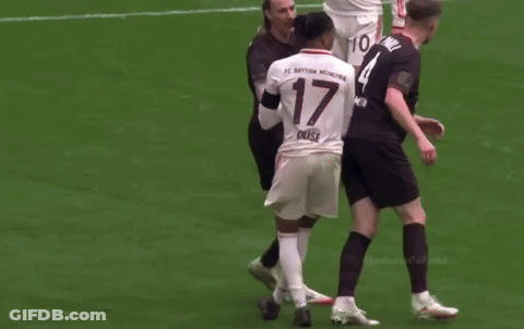 A Soccer Player With The Number 17 On The Back Of His Jersey GIF