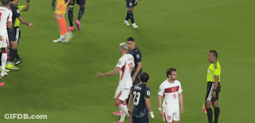 A Soccer Player With The Number 18 On The Back Of His Jersey GIF