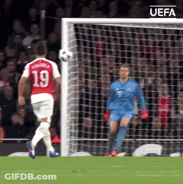 A Soccer Player With The Number 19 On His Shirt GIF