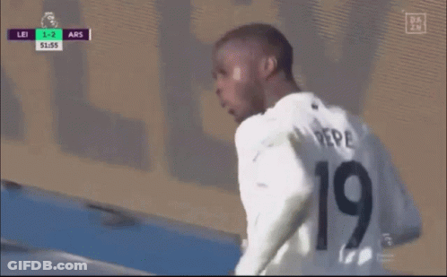 A Soccer Player With The Number 19 On His Shirt GIF