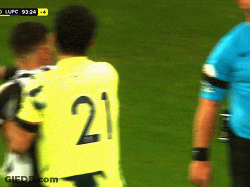 A Soccer Player With The Number 21 On The Back Of His Jersey GIF