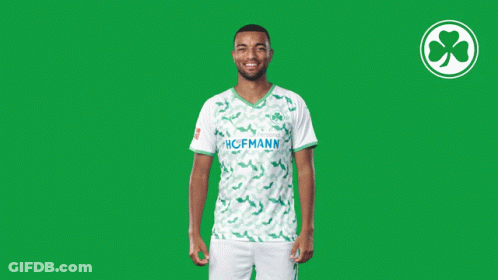 A Soccer Player With The Number 21 On The Back Of His Shirt GIF