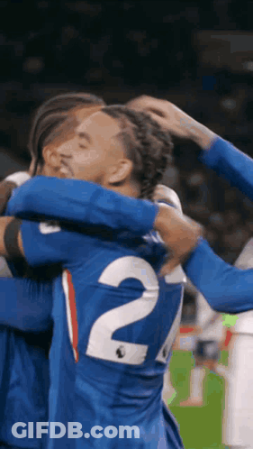 A Soccer Player With The Number 22 On His Jersey GIF