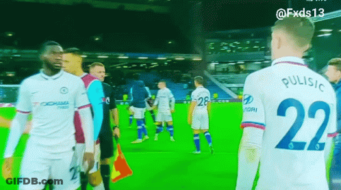 A Soccer Player With The Number 22 On Their Back GIF