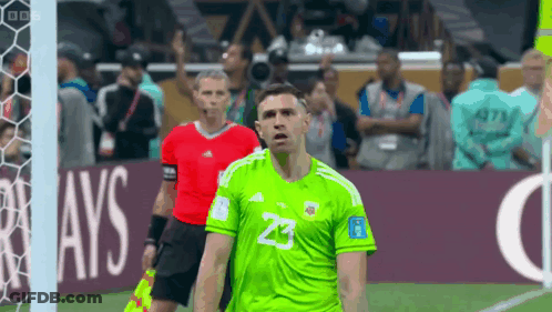 A Soccer Player With The Number 23 On His Shirt GIF