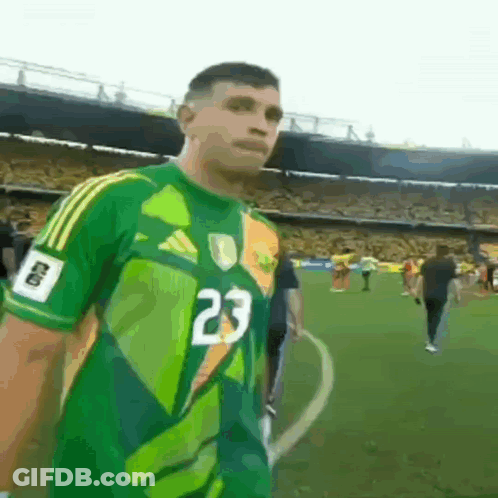 A Soccer Player With The Number 23 On His Shirt GIF