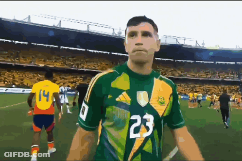 A Soccer Player With The Number 23 On Their Jersey GIF