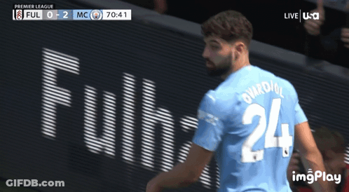 A Soccer Player With The Number 24 On His Back GIF
