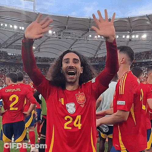 A Soccer Player With The Number 24 On His Jersey GIF