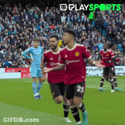 A Soccer Player With The Number 25 On His Jersey Is Running On The Field GIF