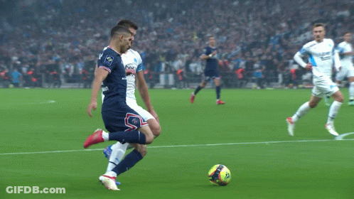 A Soccer Player With The Number 27 On His Jersey GIF