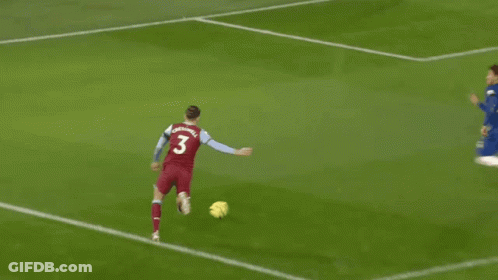 A Soccer Player With The Number 29 On His Jersey Kicks The Ball GIF