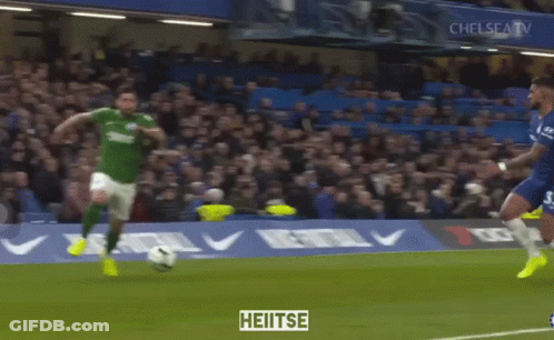 A Soccer Player With The Number 3 On His Back GIF