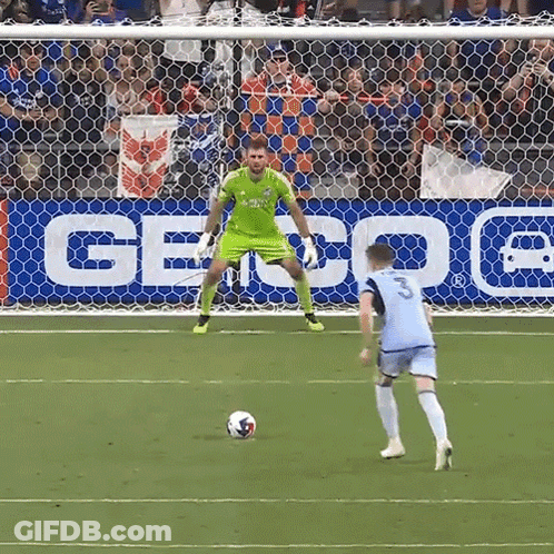 A Soccer Player With The Number 3 On His Jersey GIF